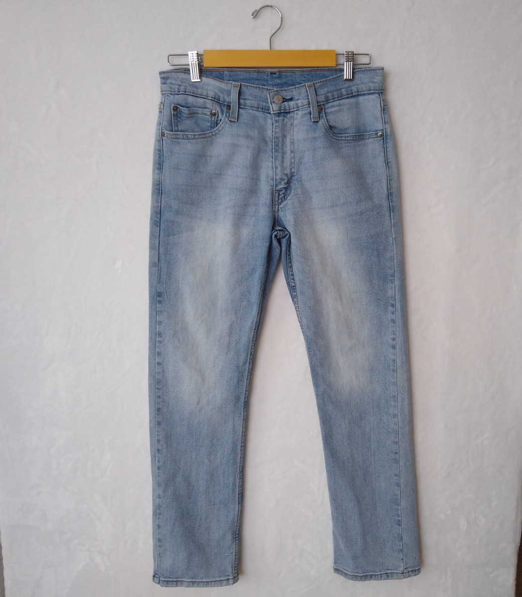 Levi’s 513 Denim Jeans Mens W31 x L30 Blue Slim Straight Medium Wash Classic