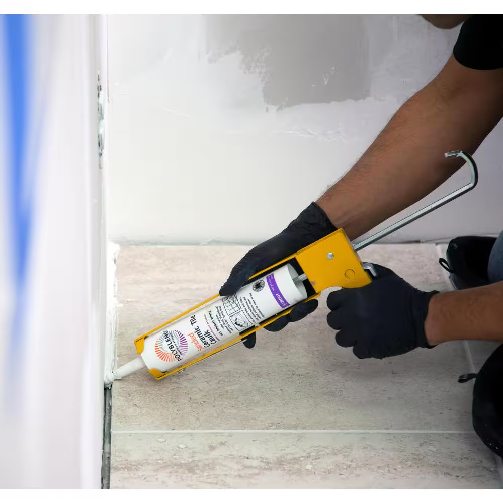 Polyblend #11 Snow White 10.5 Oz. Sanded Ceramic Tile Caulk