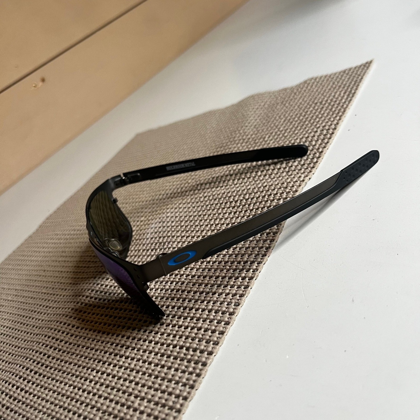 Oakley Holbrook Metal Sunglasses Matte Gunmetal Blue Prizm OO4123-0755 Polarized