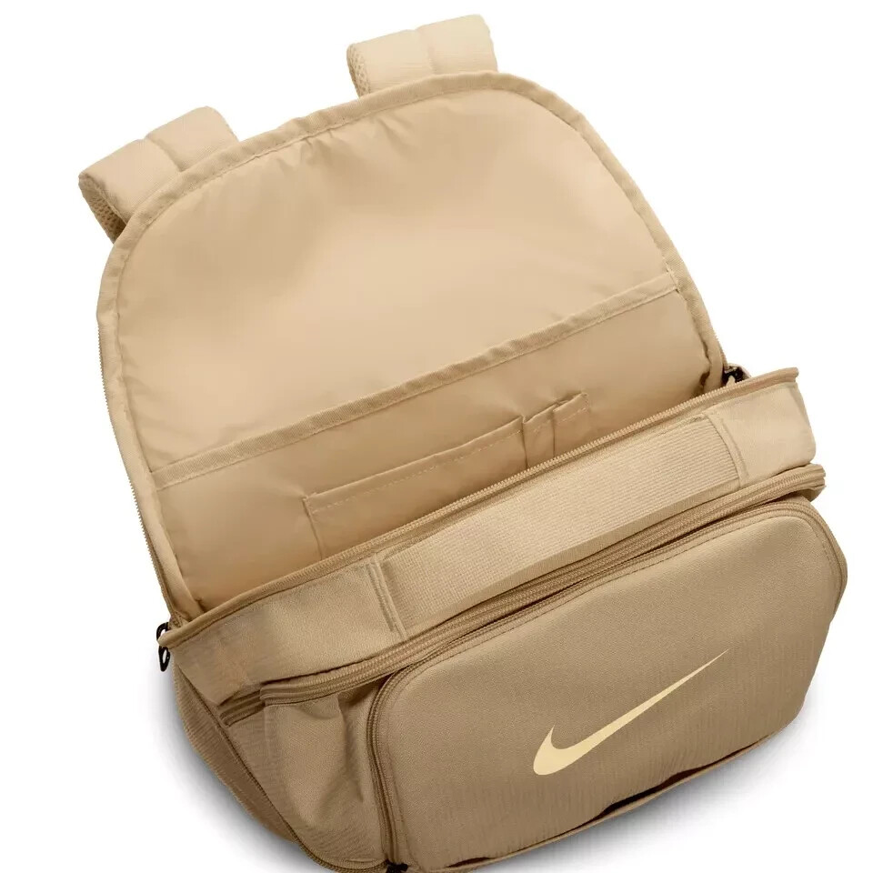 Nike Brasilia Medium Backpack (24L) Khaki School Sport Book Bag DH7709 252 New
