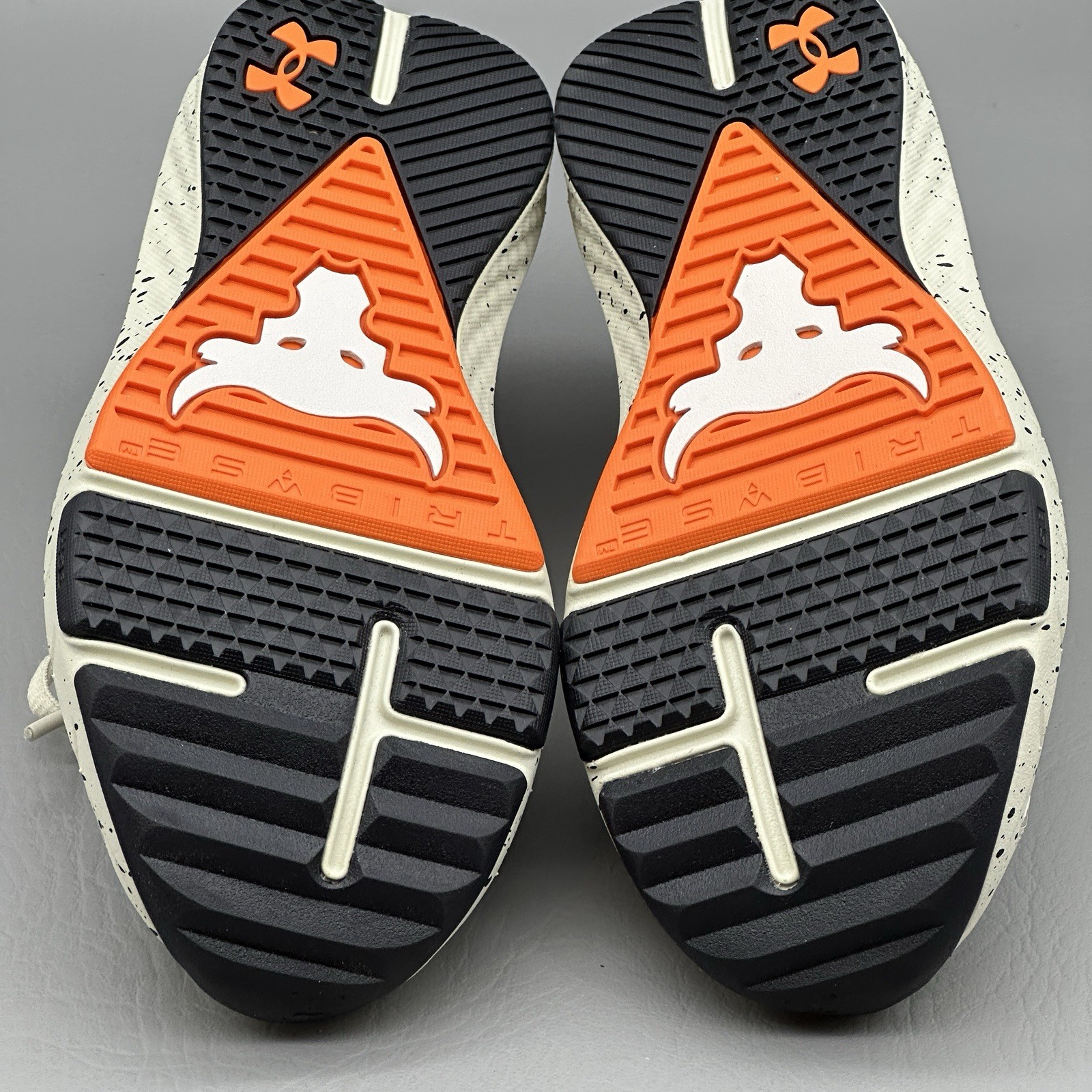 Under Armour Project Rock BSR GS Silt Speckled Boys Size 4 Training Shoes EUC