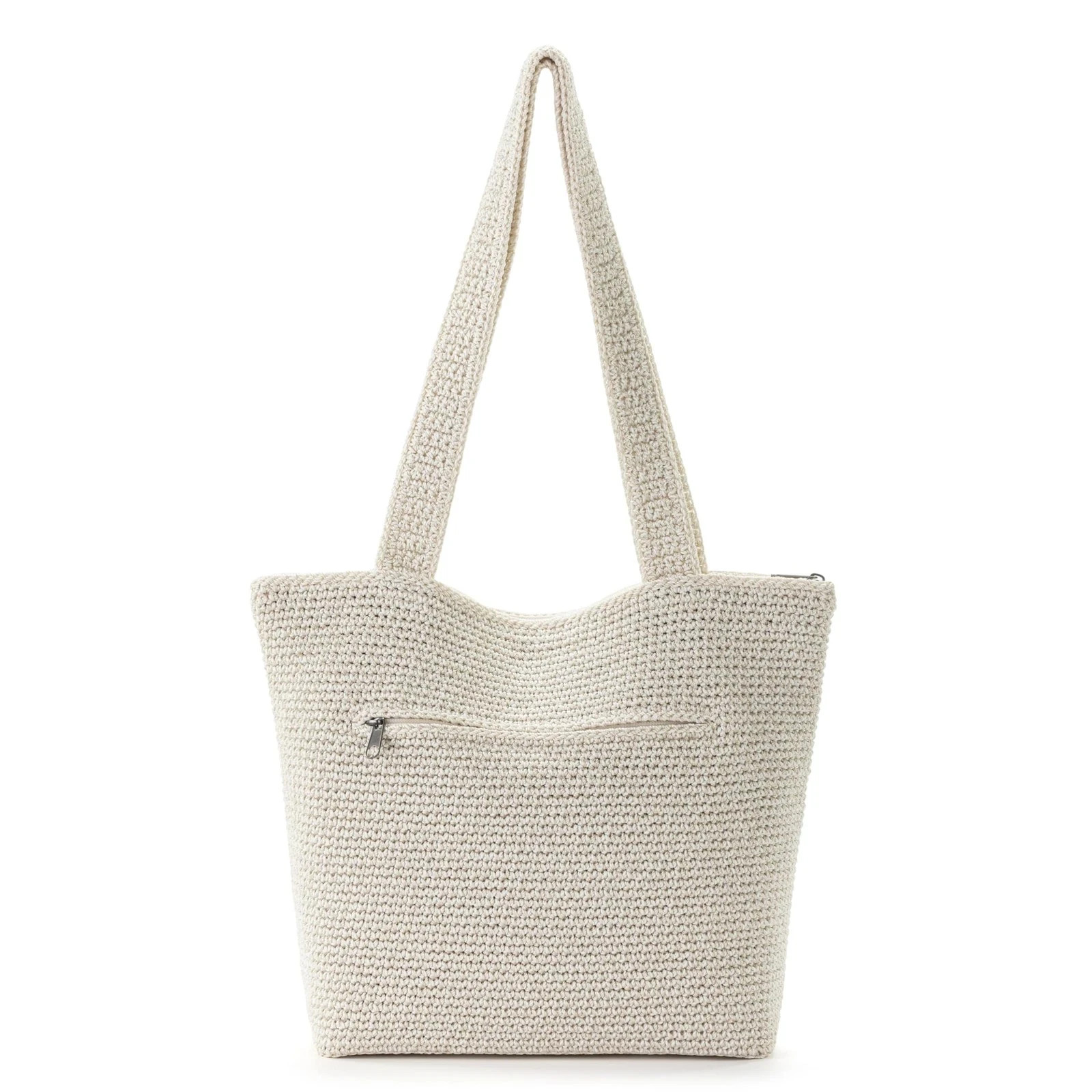 The Sak Casual Classics Tote Bag – Hand Crochet One Size, Natural Multi Stars