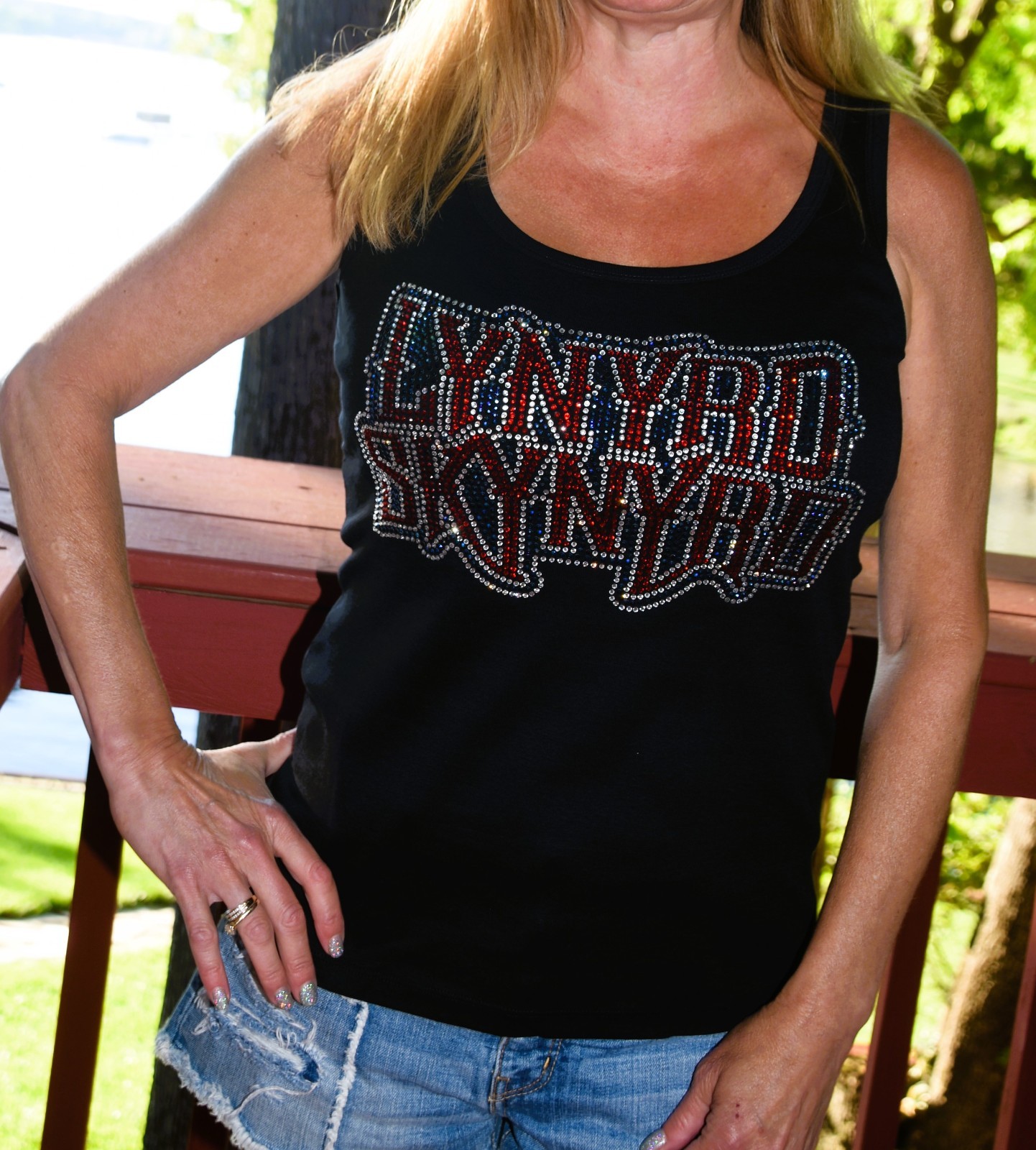 Lynyrd Skynyrd rhinestone shirt or tank XS S M L XL XXL 1X 2X 3X 4X 5X