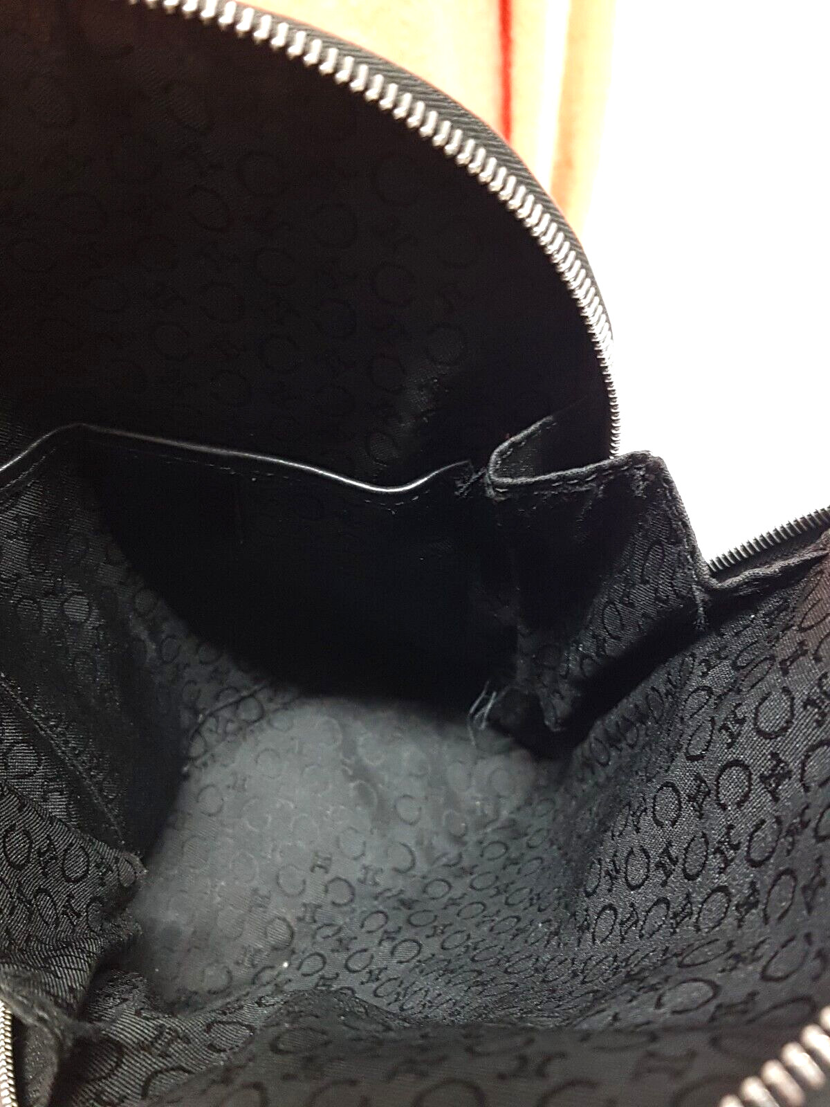 CELINE MACADAM GRAY PVC MINI BACKPACK