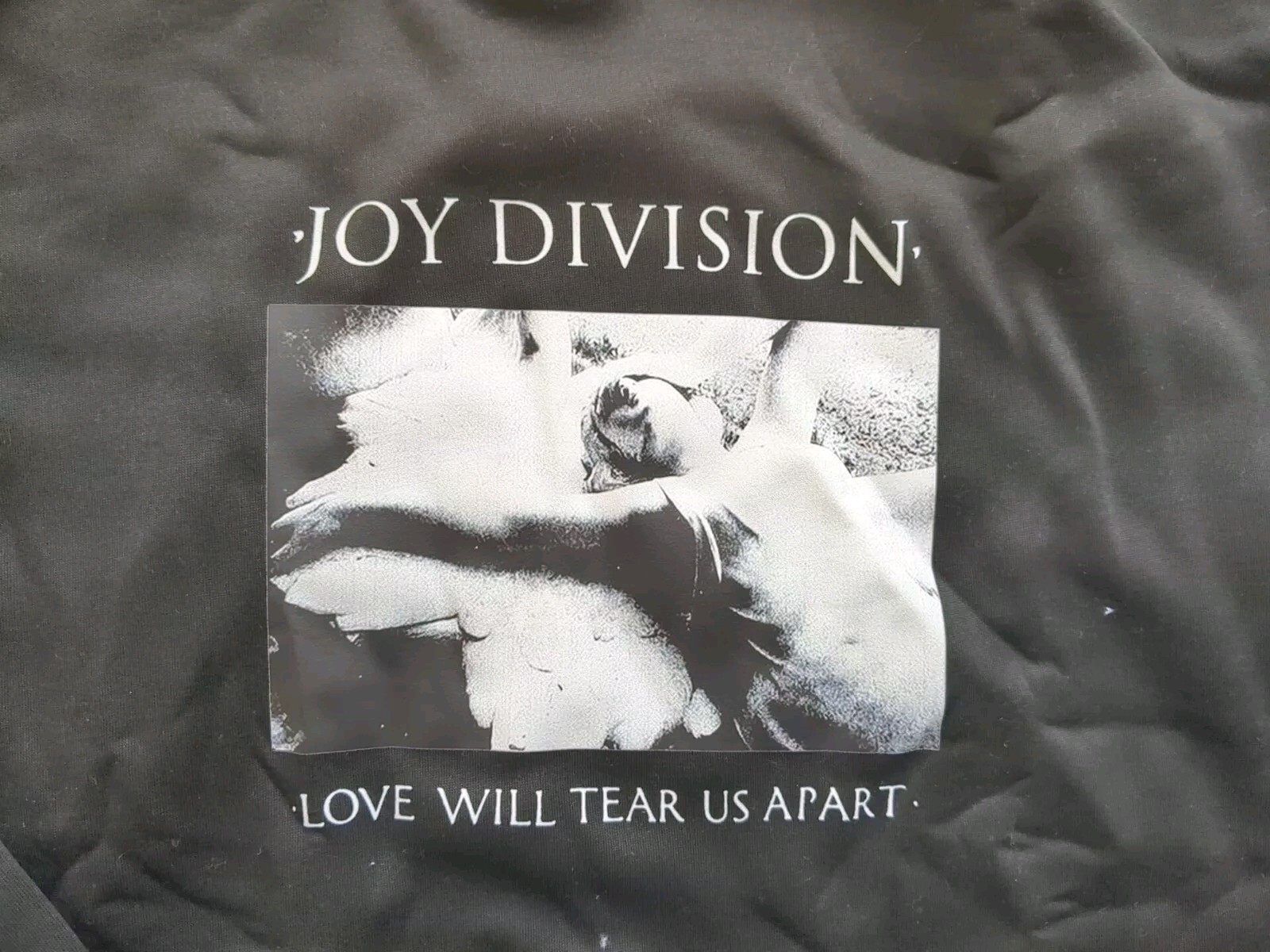 Joy Division Love Will Tear Us Apart – Hoodie Black Sweatshirt Large UniSex L