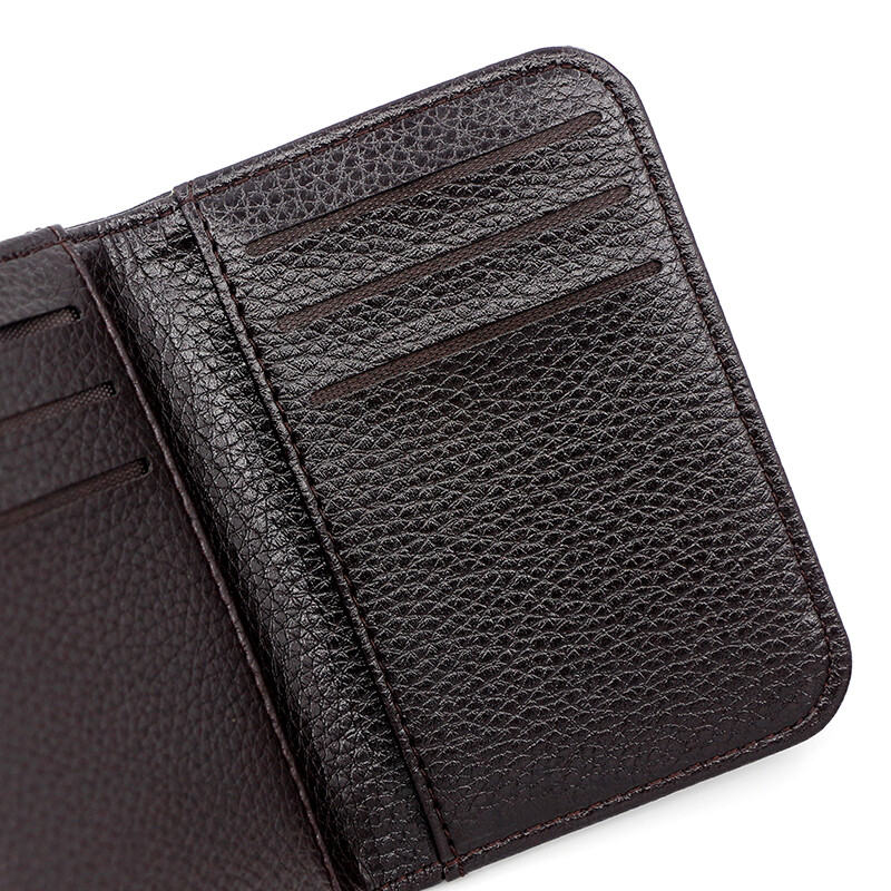 Mens Minimalist Slim Wallet Leather Credit Card Holder Bag Front Pocket Purse US