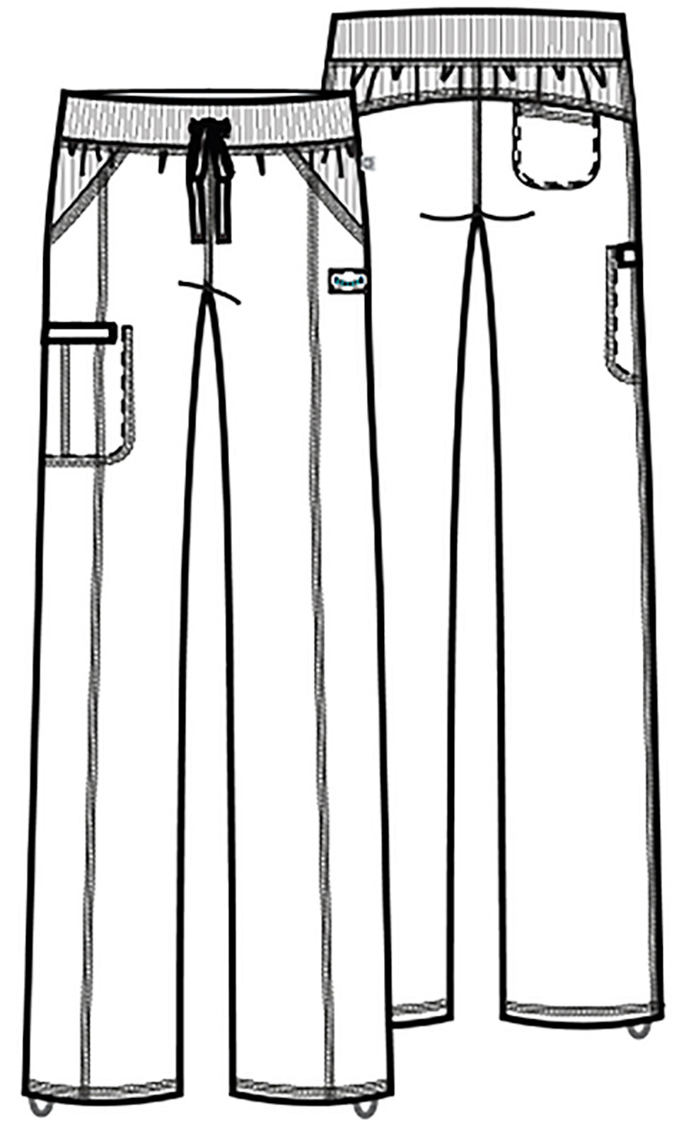 Hint Of Mint Cherokee Scrubs Infinity Drawstring Pant 1123A HTMN Antimicrobial