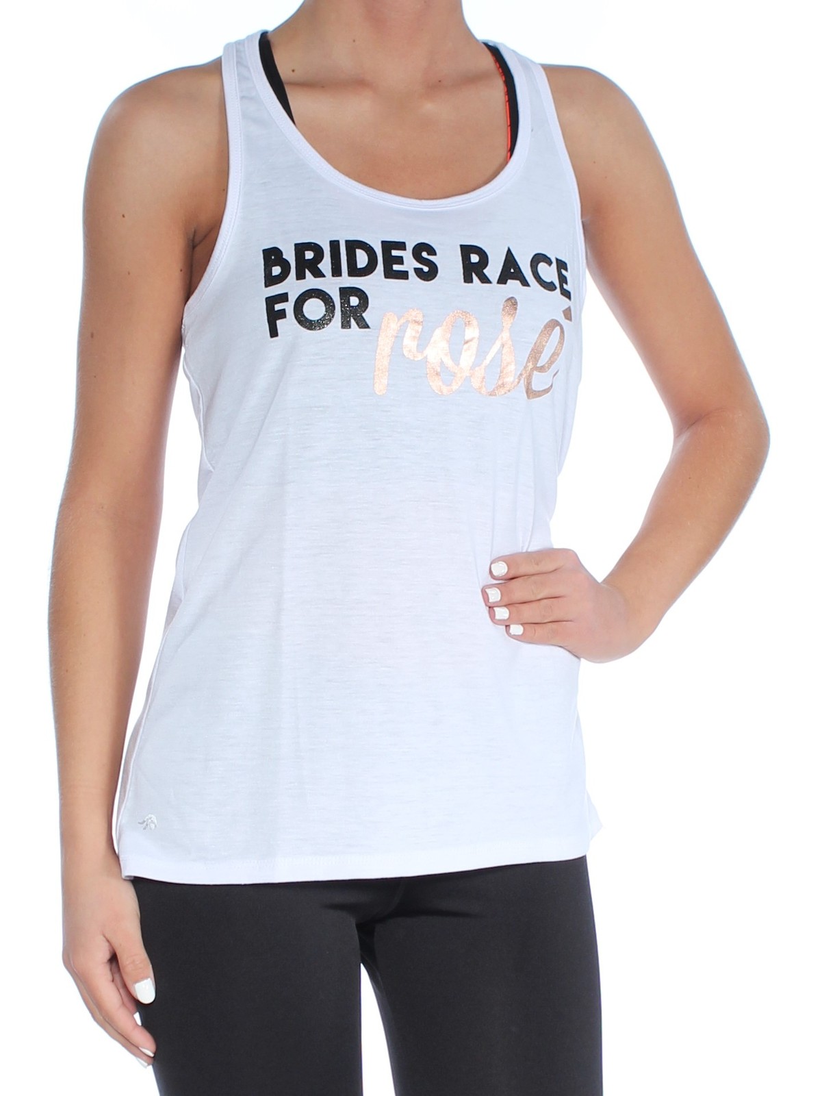IDEOLOGY Womens White Sleeveless Scoop Neck T-Shirt Size: XXL
