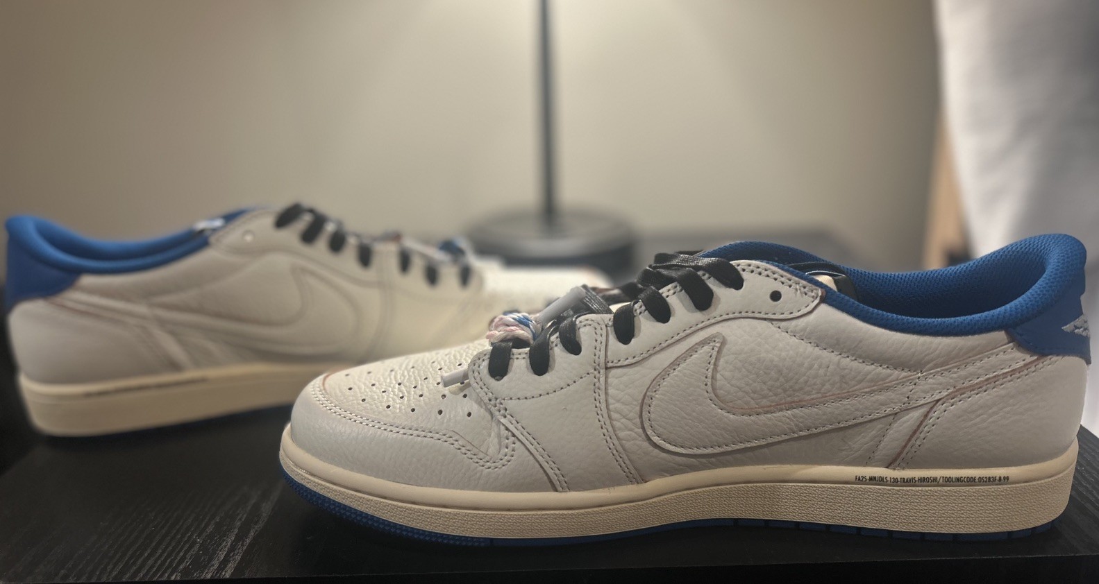 Jordan 1 Retro Low OG SP Fragment x Travis Scott Military Blue Size 13 –New | DS