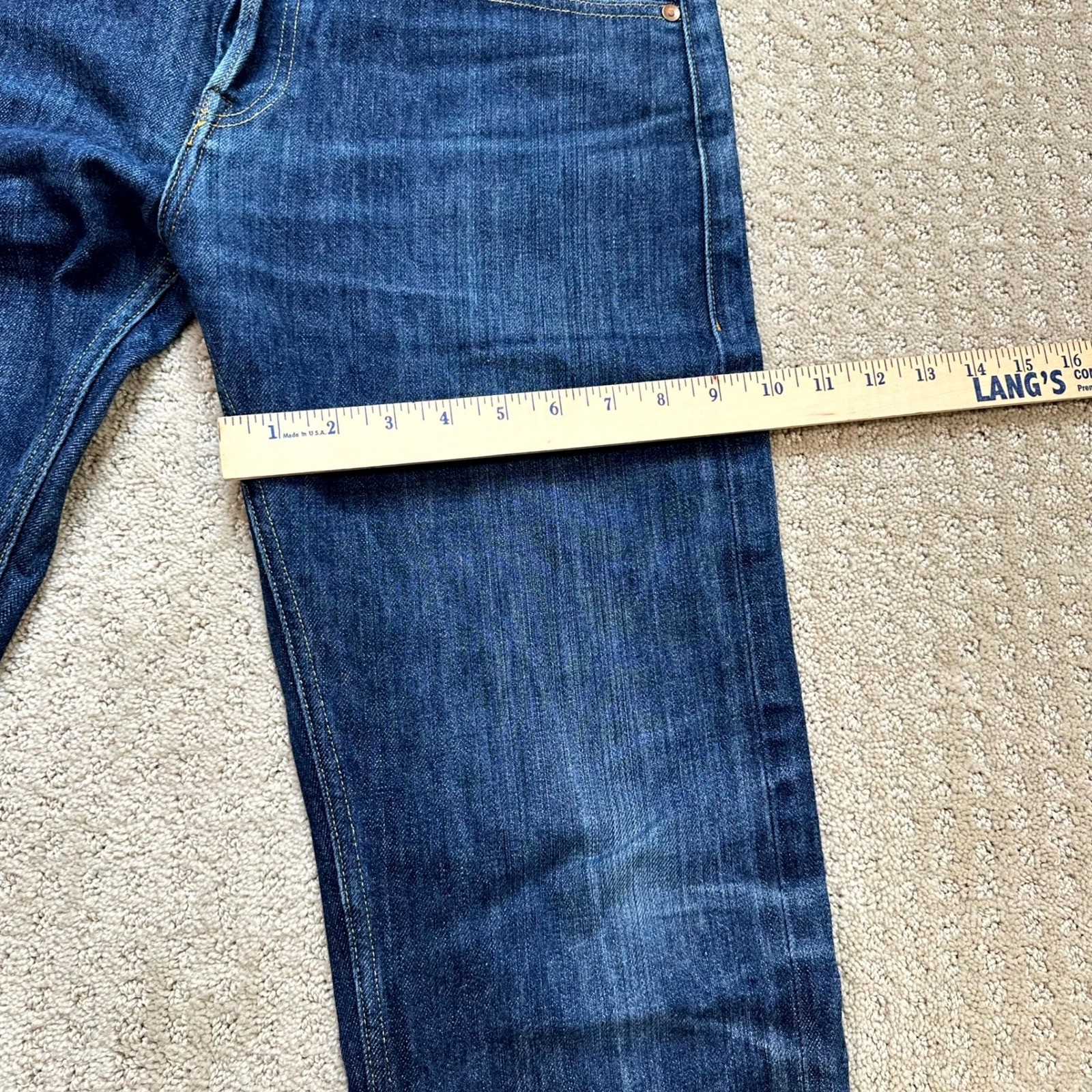 Levi’s Made & Crafted Jeans Thumbtack Slim Tapered Indigo Blue W34 L32 59131