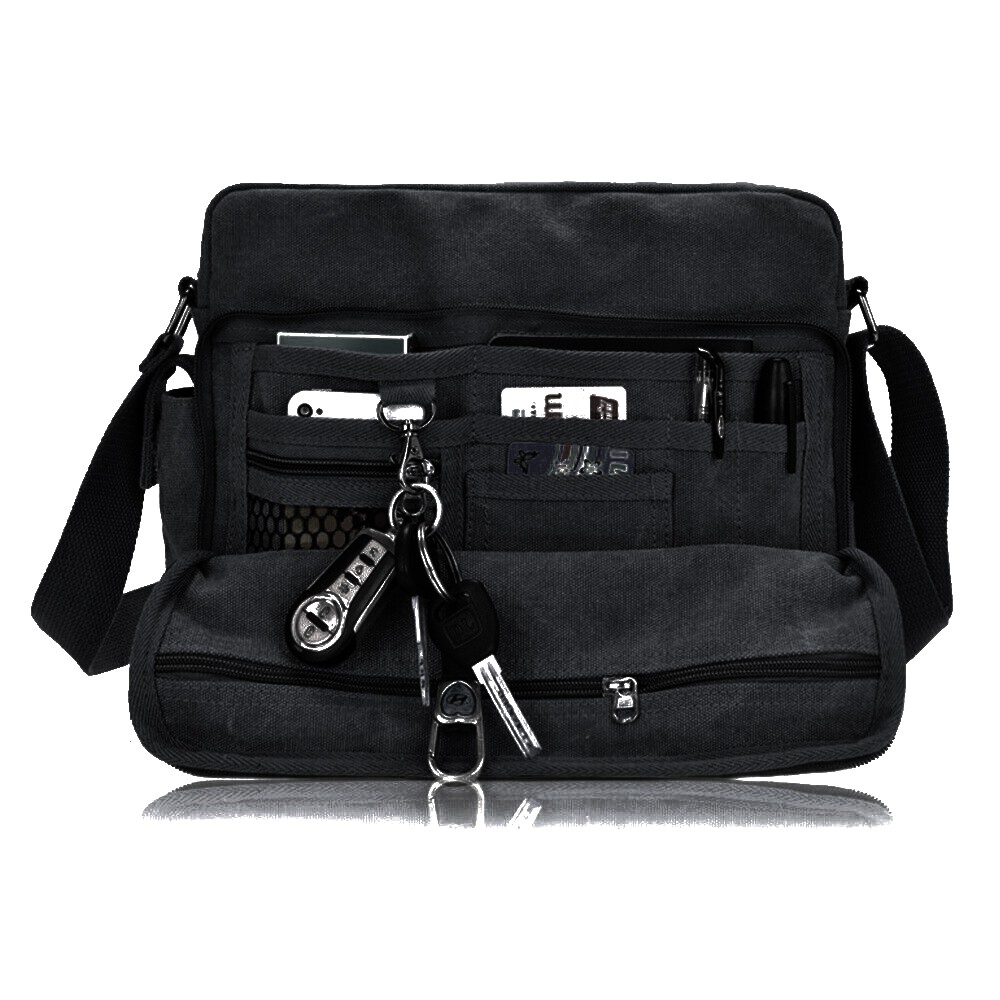 Vintage Men’s Canvas Messenger Shoulder Bag Crossbody School Book Bags Satchel