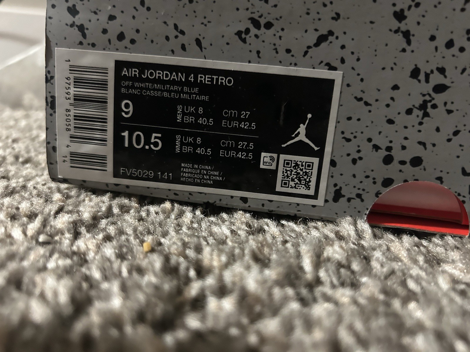 Jordan Air Jordan 4 Retro 2024 Military Blue Leather Mid FV5029-141