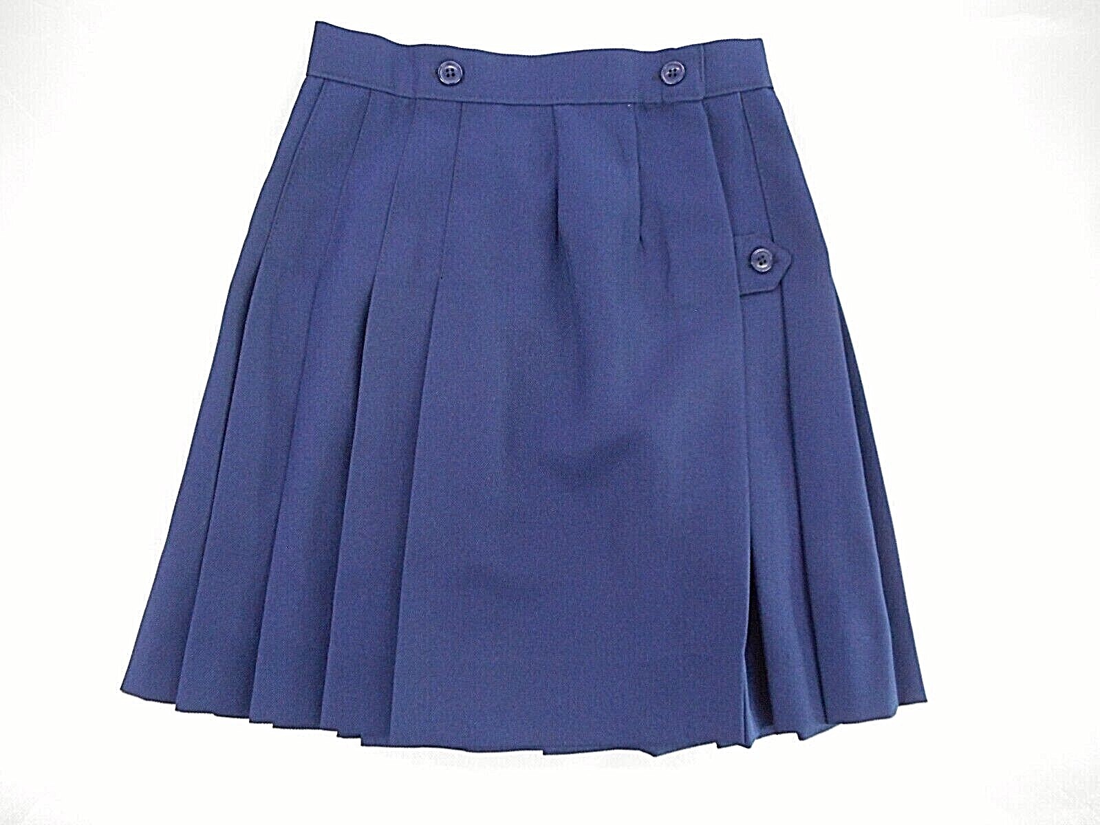 Girls R/K Navy Blue Kilt Uniform Knife Pleat Skirt Reg. & 1/2 Sizes 7 – 18 1/2
