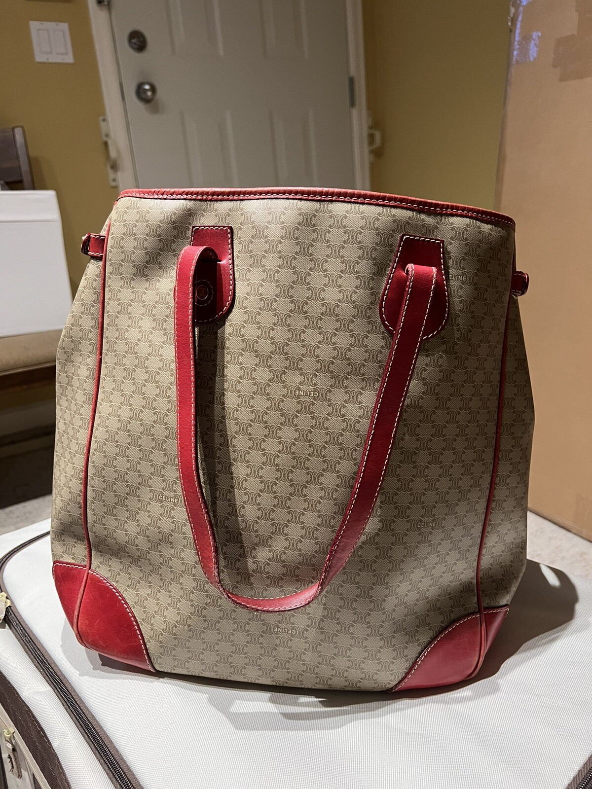 Celine Paris Bag Macadam Shoulder Handbag