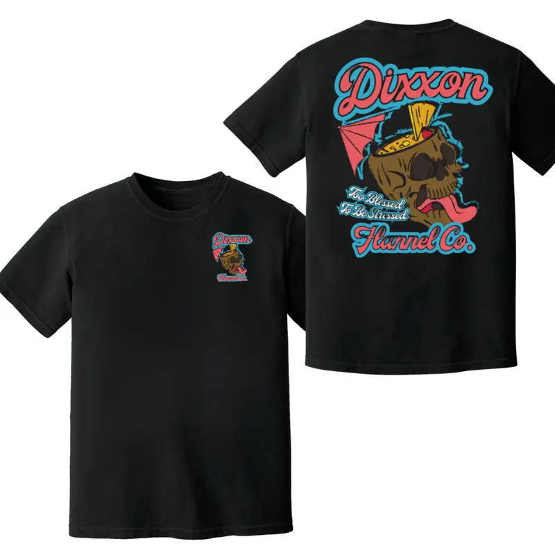 Dixxon Skull Punk Summer T Shirt Retro Tattoo Style Graphic Tee