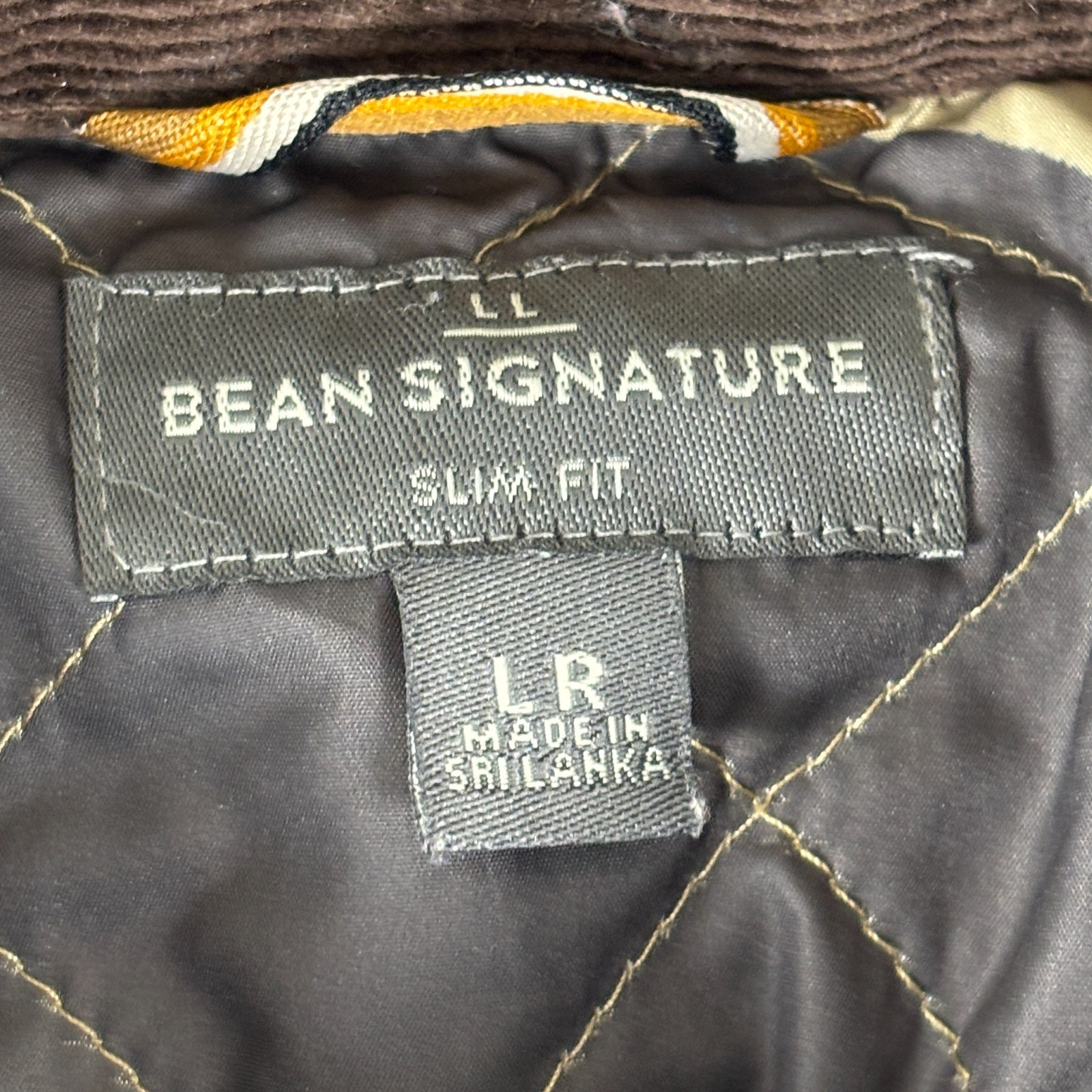 LL Bean Signature Jacket Slim Fit Large R