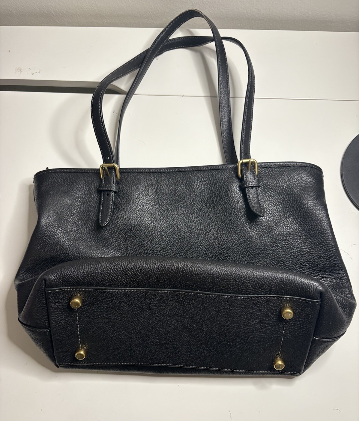 COACH Pebbled Taylor Tote One Size