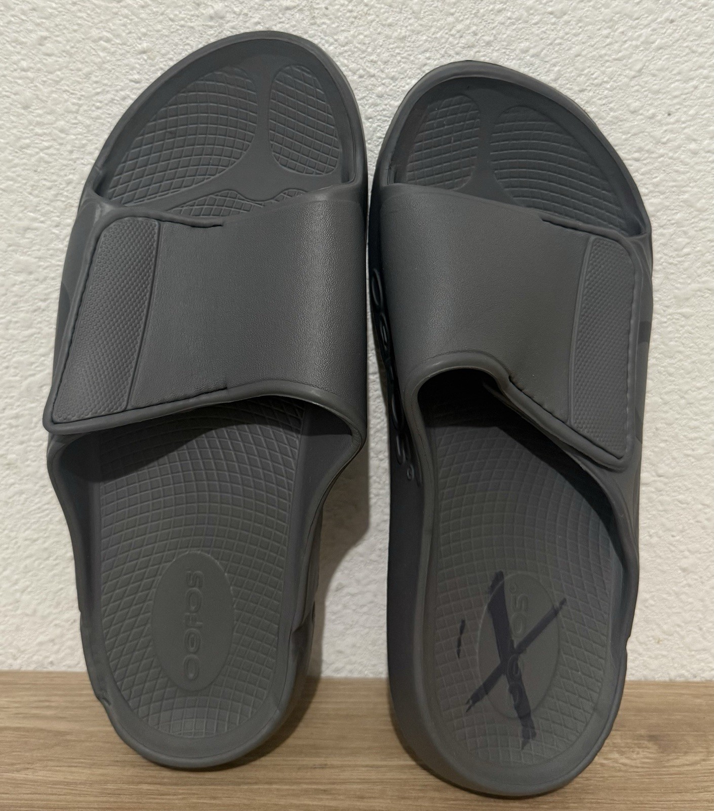 OOFOS OOahh Sport Flex Unisex Gray Size Men’s 9 Women’s 11
