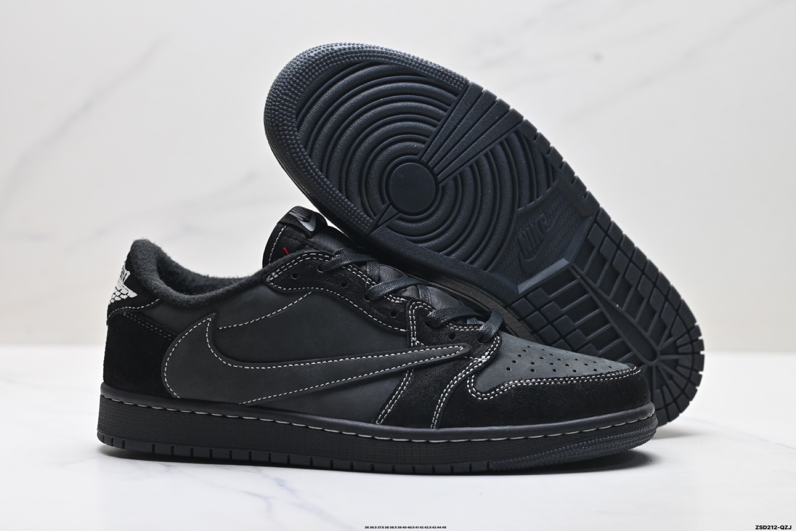 New AJ1 OG Low Travis Scott Black Phantom DM7866-001