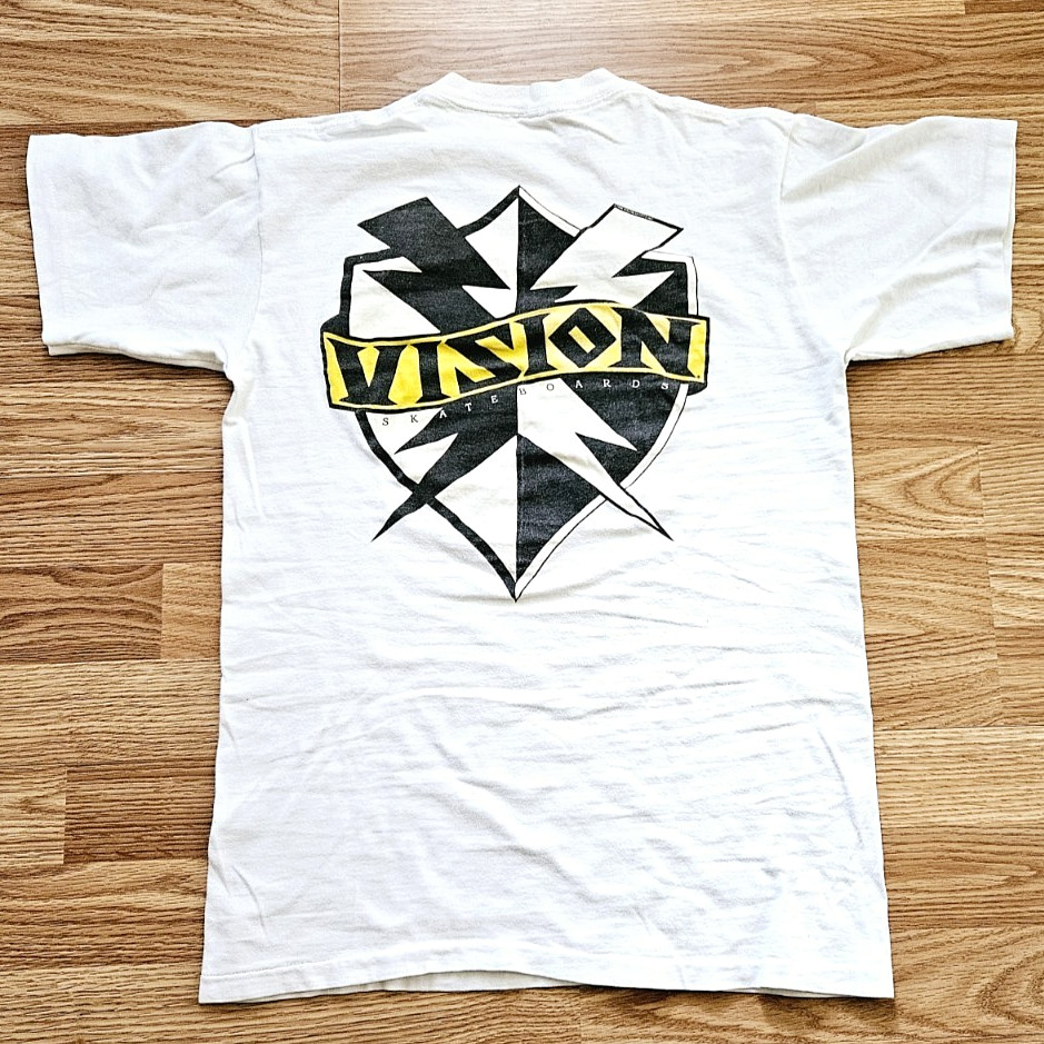 Vintage 80s Vision Street Wear Skate T Shirt Adult Medium Single Stitch