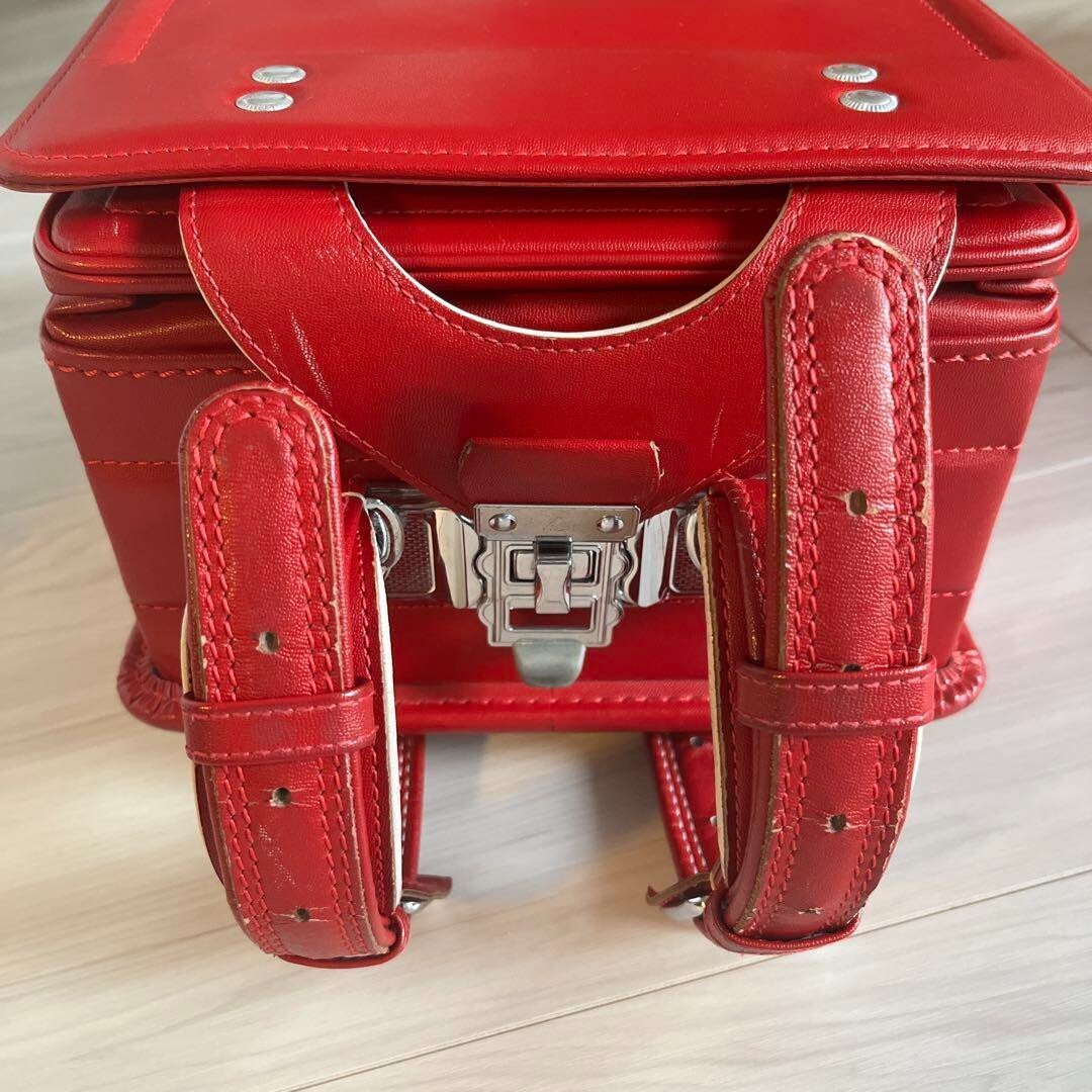 Randoseru Tsuchiya Kaban Kid’s School Bag Backpack Basic Red Leather Japan