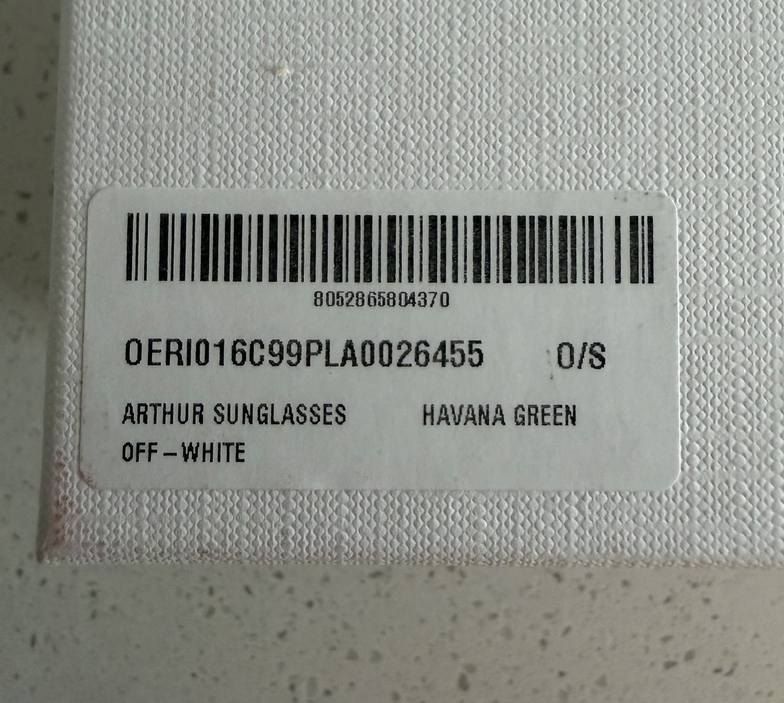 2 Off-White Arthur Rectangular Sunglasses (100% AUTHENTIC) 1 Black & 1 Brown