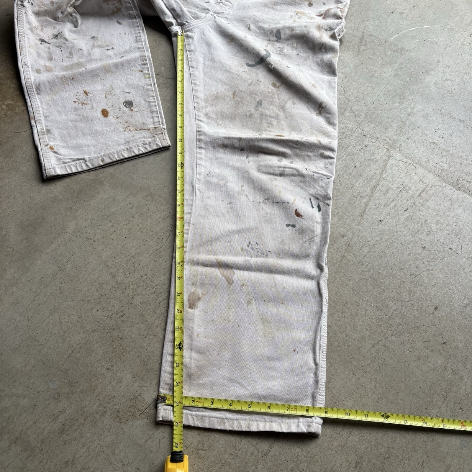 Dickies Men’s Work Pants 34×30 White Cotton Canvas Utility Painter PCSWWH