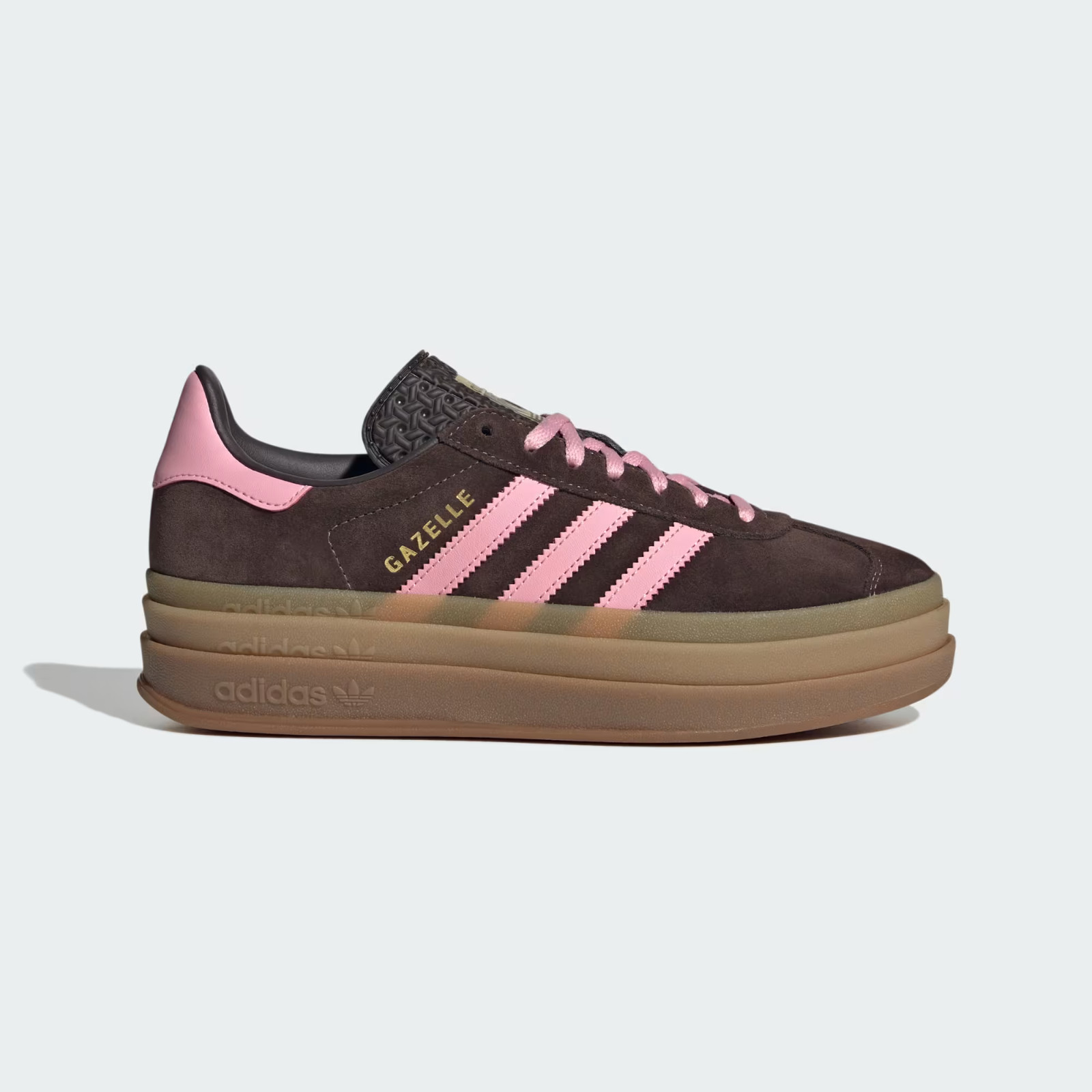Adidas Women’s Gazelle Bold ‘Aurora Coffee Light Pink’ Shoes IH6786
