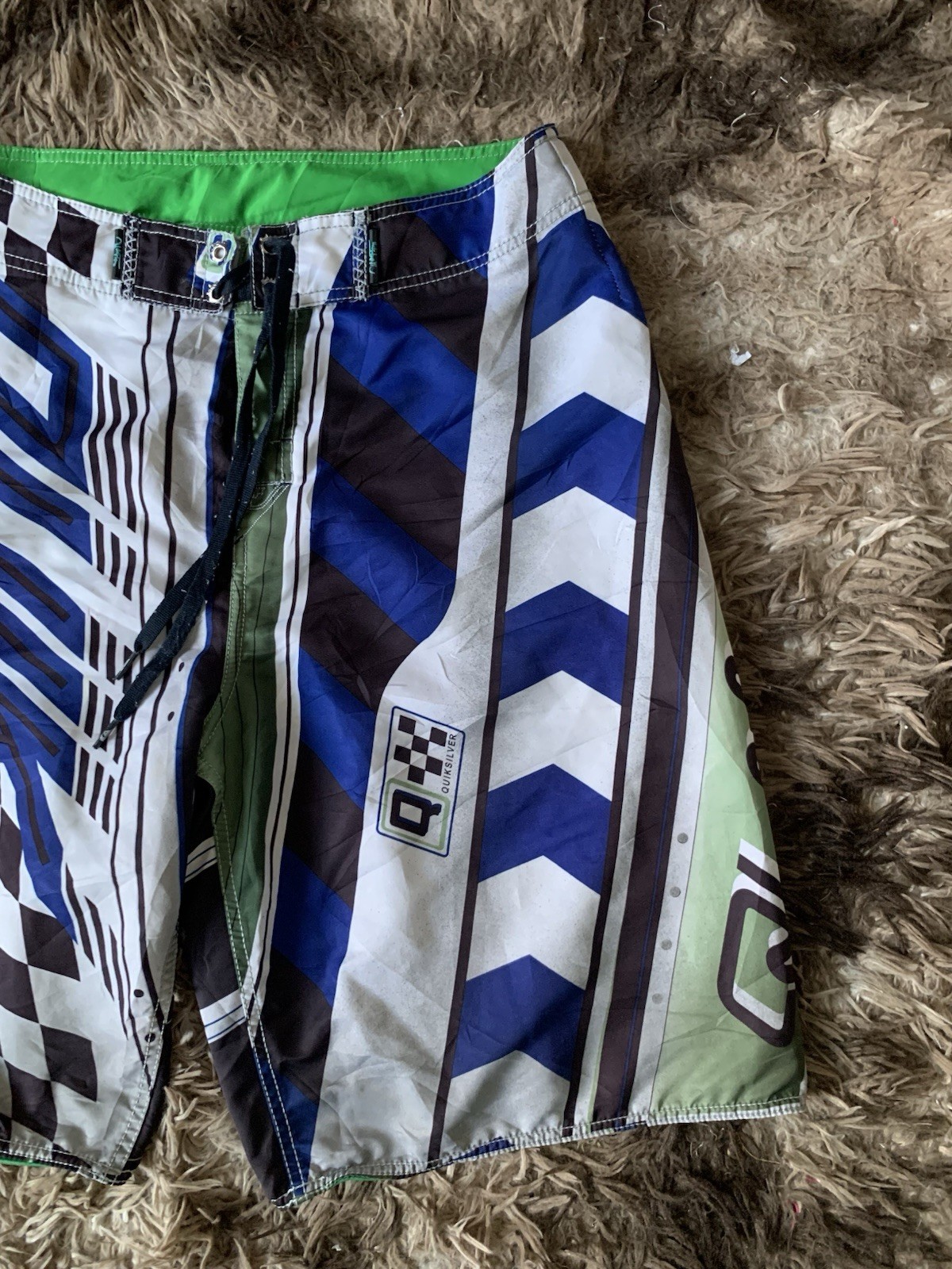quicksilver boardshorts mens AOP size 33 rare