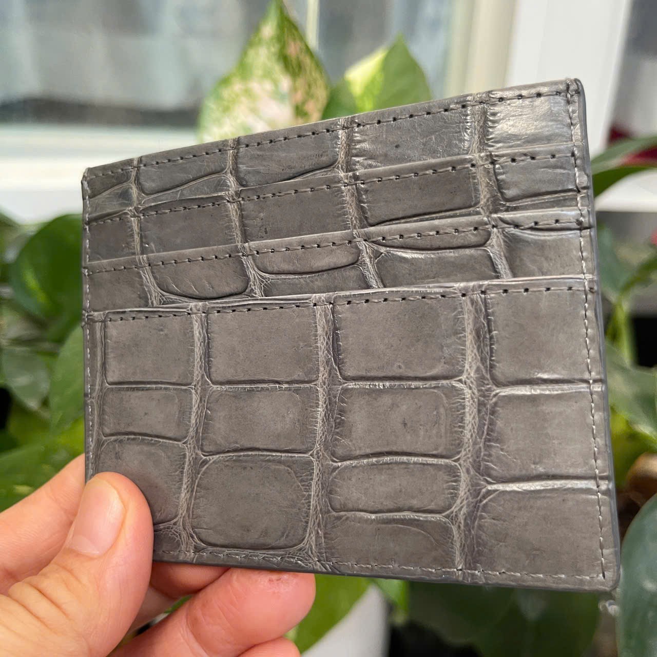 GENUINE LEATHER SKIN CREDIT CARD HOLDER/ WALLET CARD HOLDER FOR MEN
