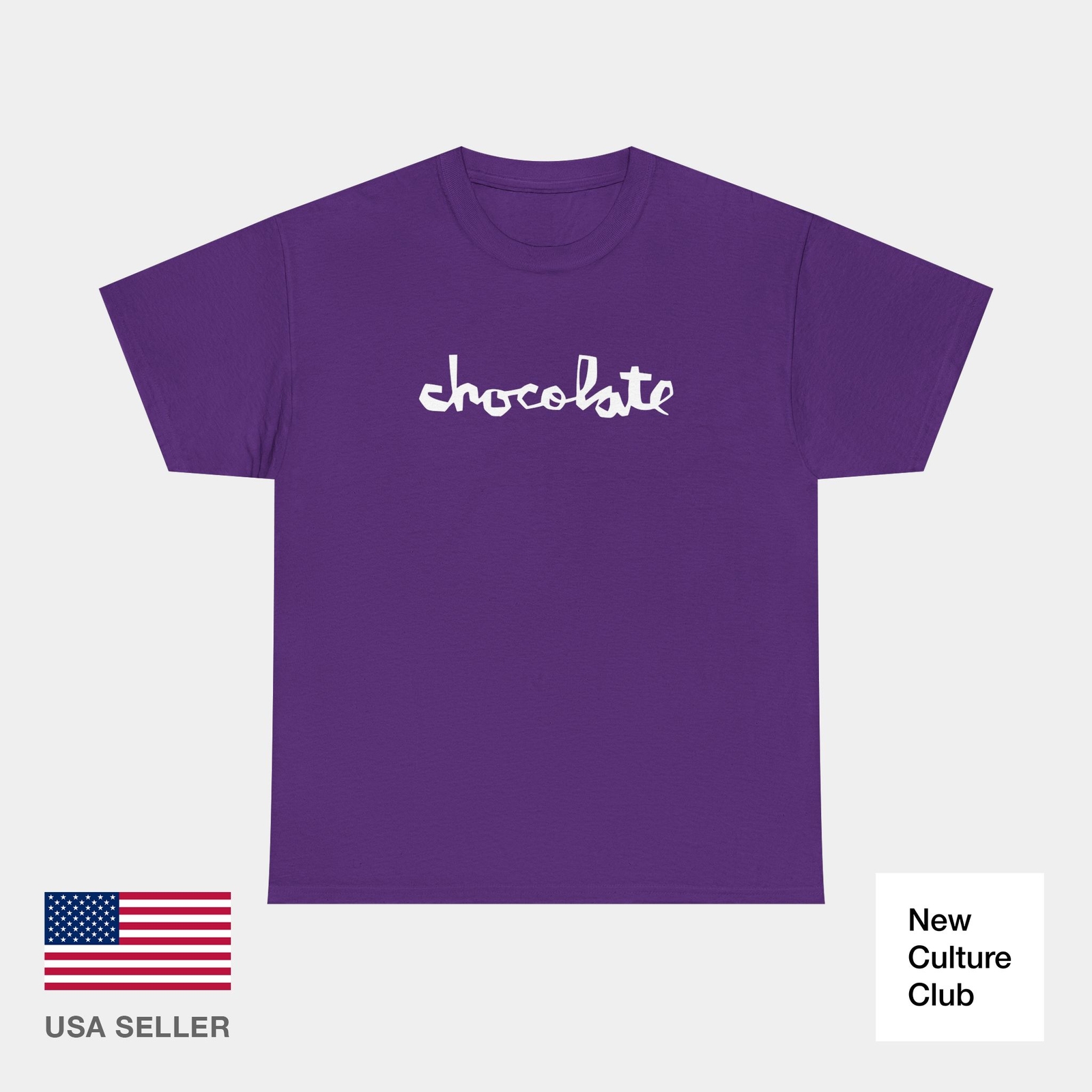 chocolate skateboards Vintage Logo Red White Retro Classic Skate TShirt Print