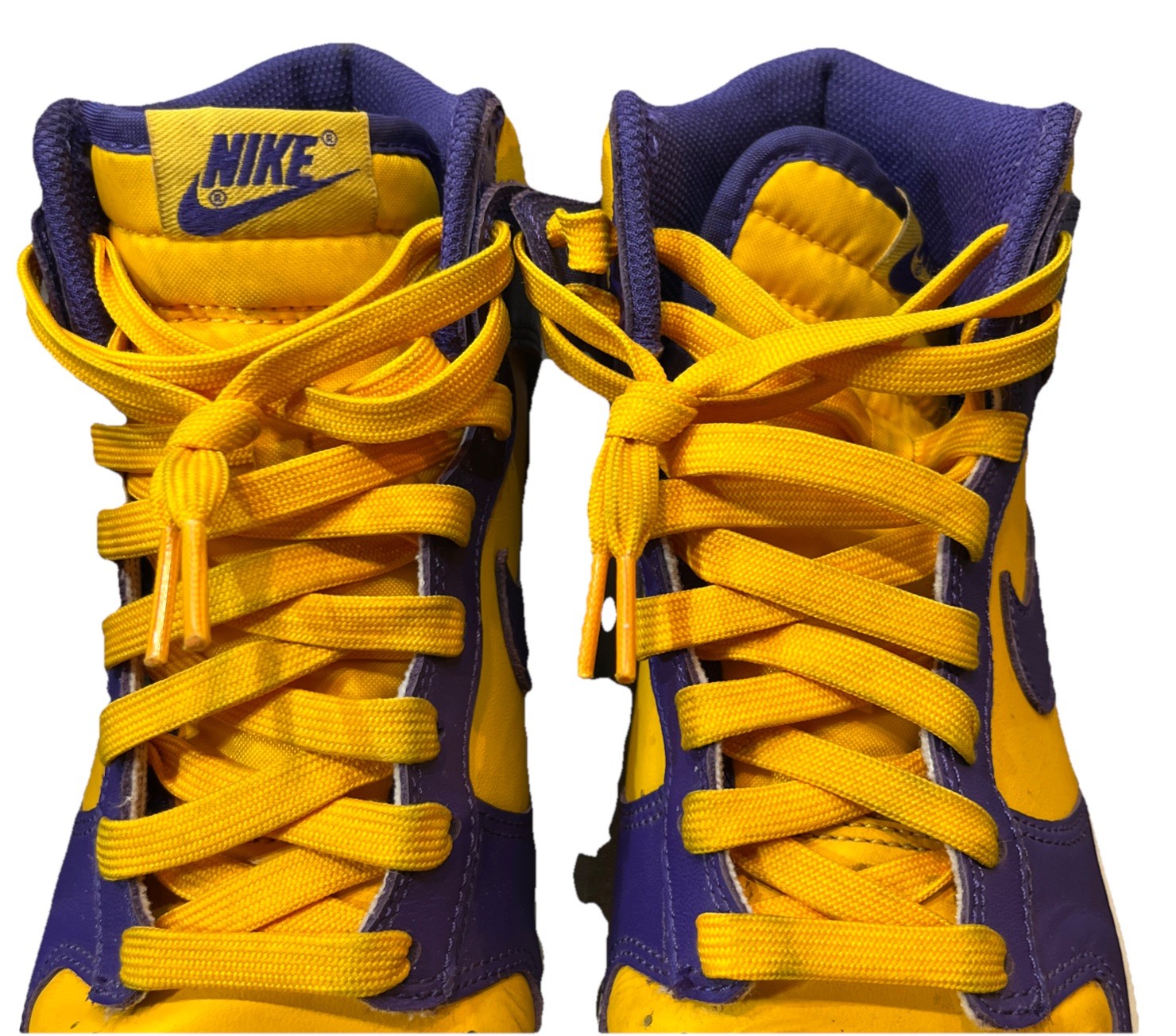 Nike Dunk High Lakers Court Purple Varsity Maize DD1399-500 Men 6.5 Women 8