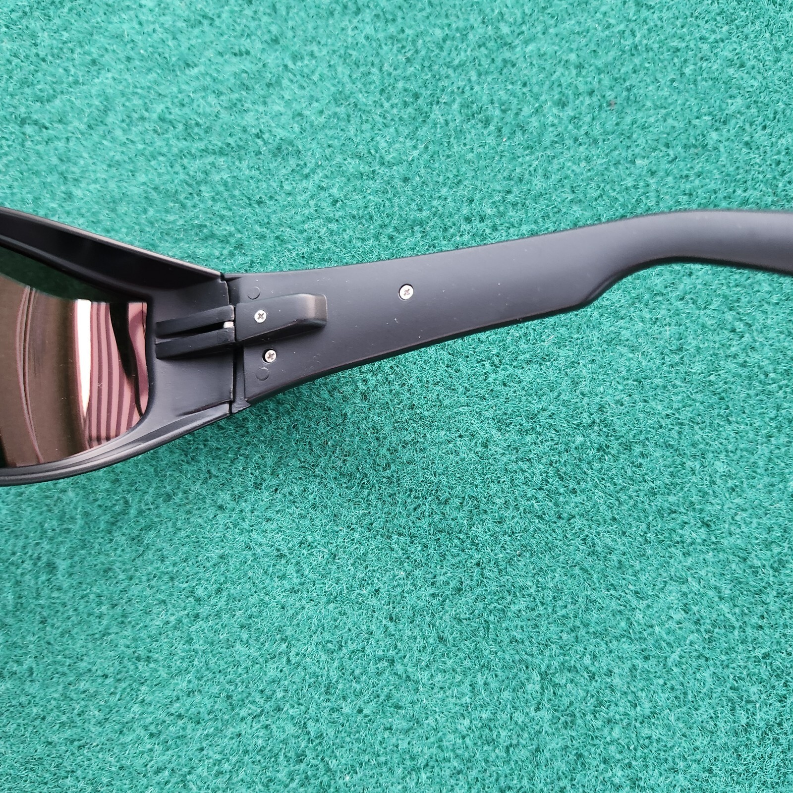 Battle Vision Sunglasses Unisex Shield Red Gold Lens