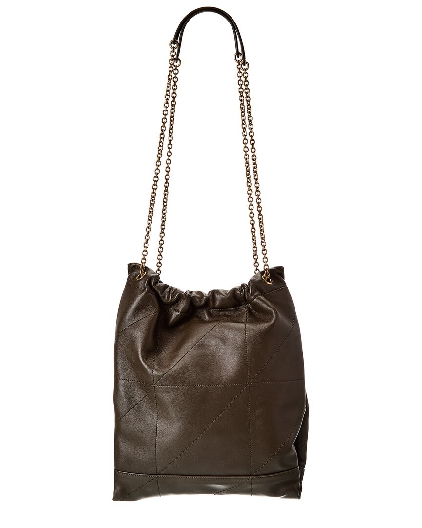 Saint Laurent Jamie 4.3 Pochon Leather Shoulder Bag Women’s Green