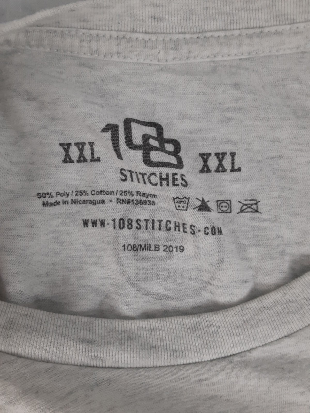 108 Stitches size 2XL Jumbo Comics Shrimpverse heather gray soft t shirt