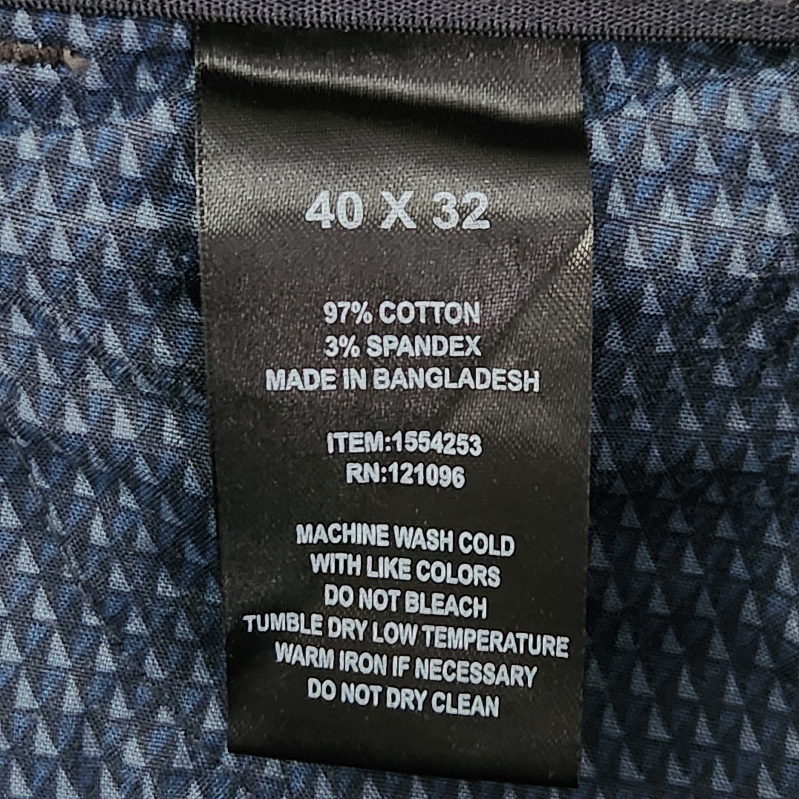 English Laundry will 5-Pocket Pants Mens 40×32 Forged Iron Gray Straight Fit