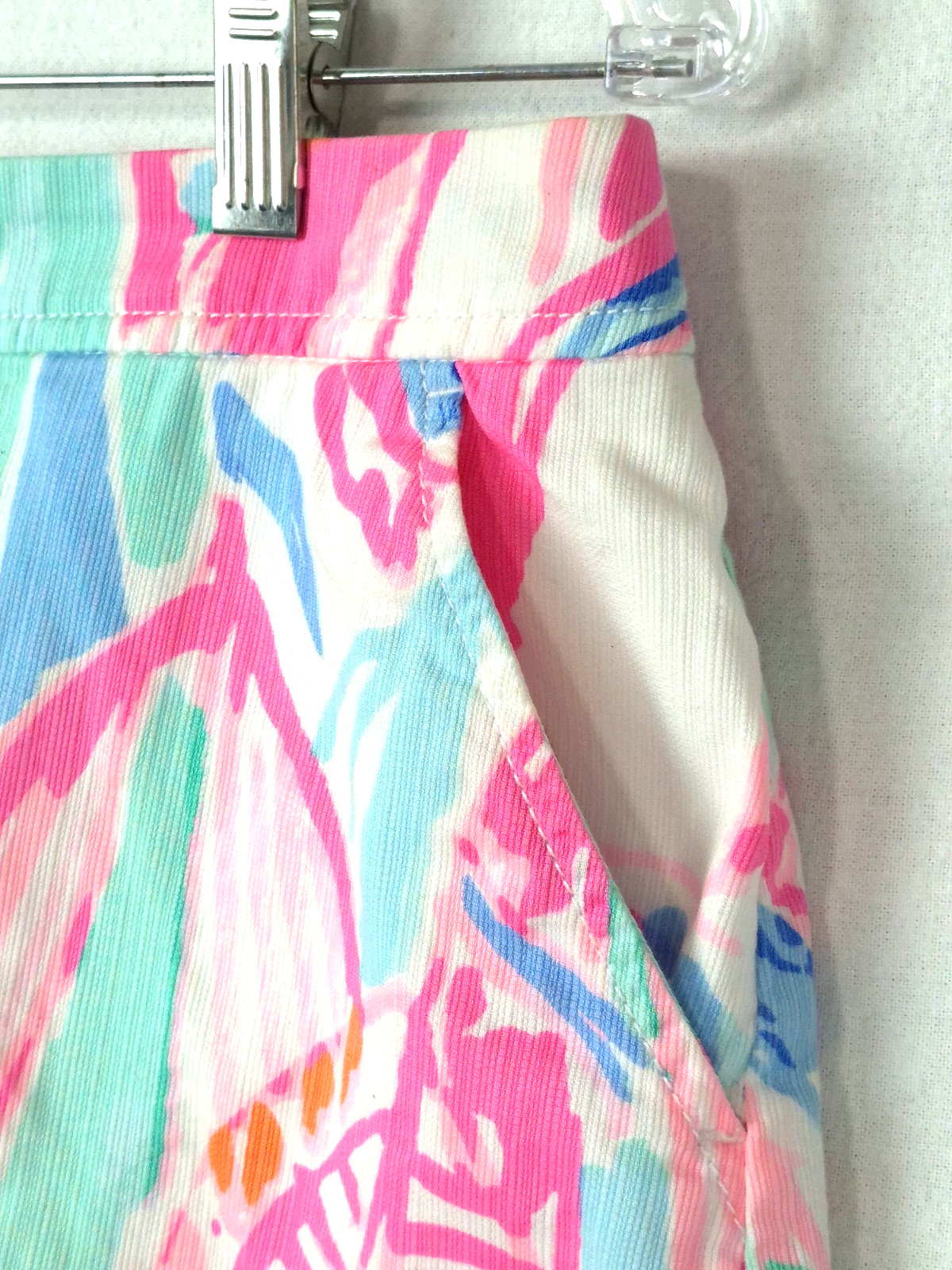 Lilly Pulitzer Colette Sailboat Skort Short Scallop Hem Pink Colorful Coastal