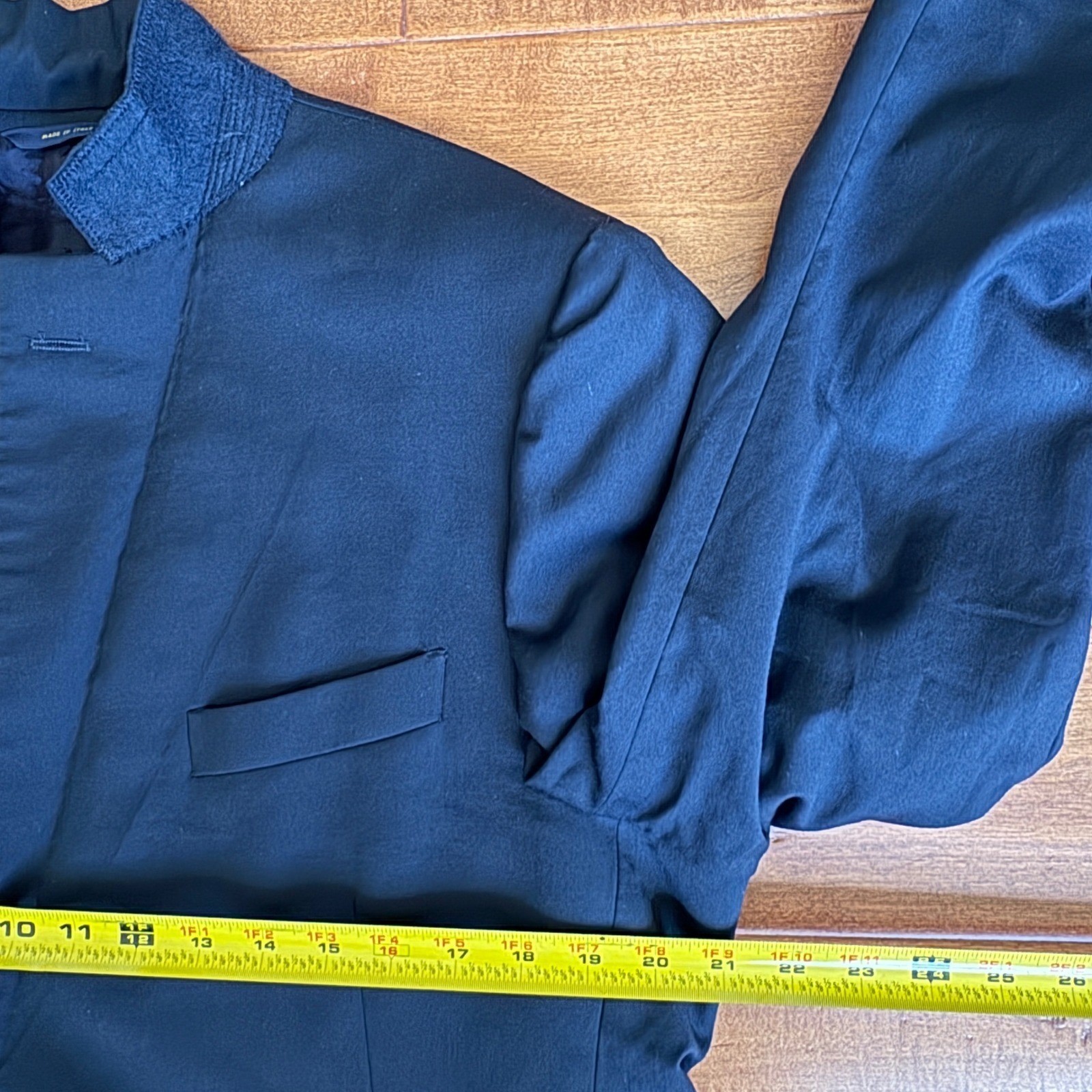 Brooks Brothers 1818 Fitzgerald Navy Blue Wool Blazer Sport Coat Italy 42S