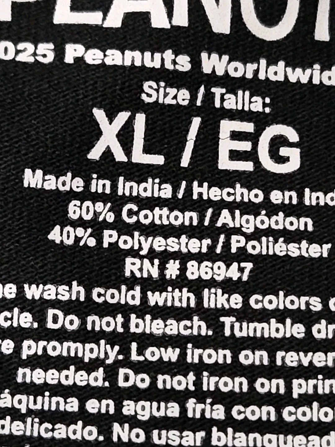 Peanuts Snoopy Shirt Cool Sunglasses XL EG Men’s Black Dog Y2K Funny Graphic