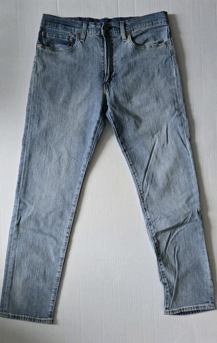 Levi’s 502 Tapper Fit Premium Big “E” Light Wash 34×32