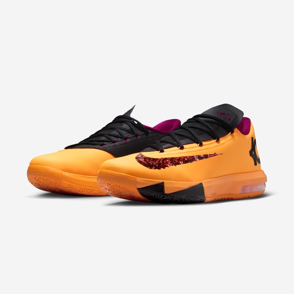 Nike KD 6 Shoes Laser Orange Raspberry Red IB6903-800 Men’s Sizes NEW