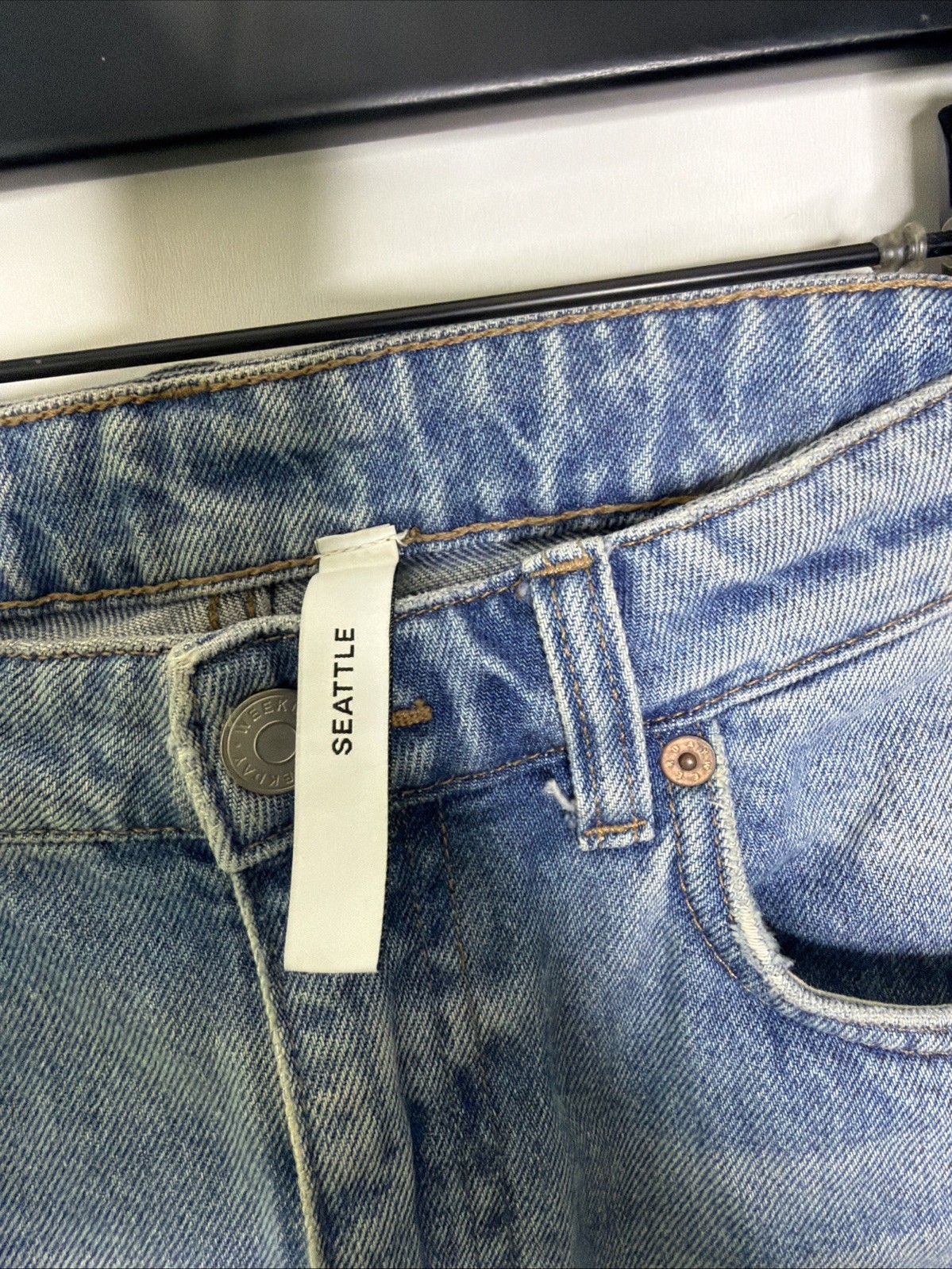 Weekday Denim Seattle Straight Leg Jeans Size 27