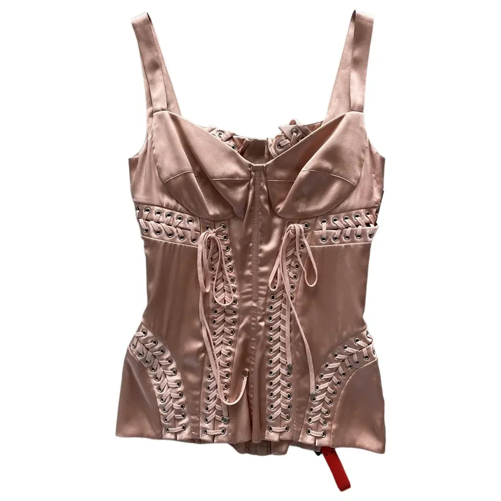 Silk Dolce Gabbana corset top IT40, size Small