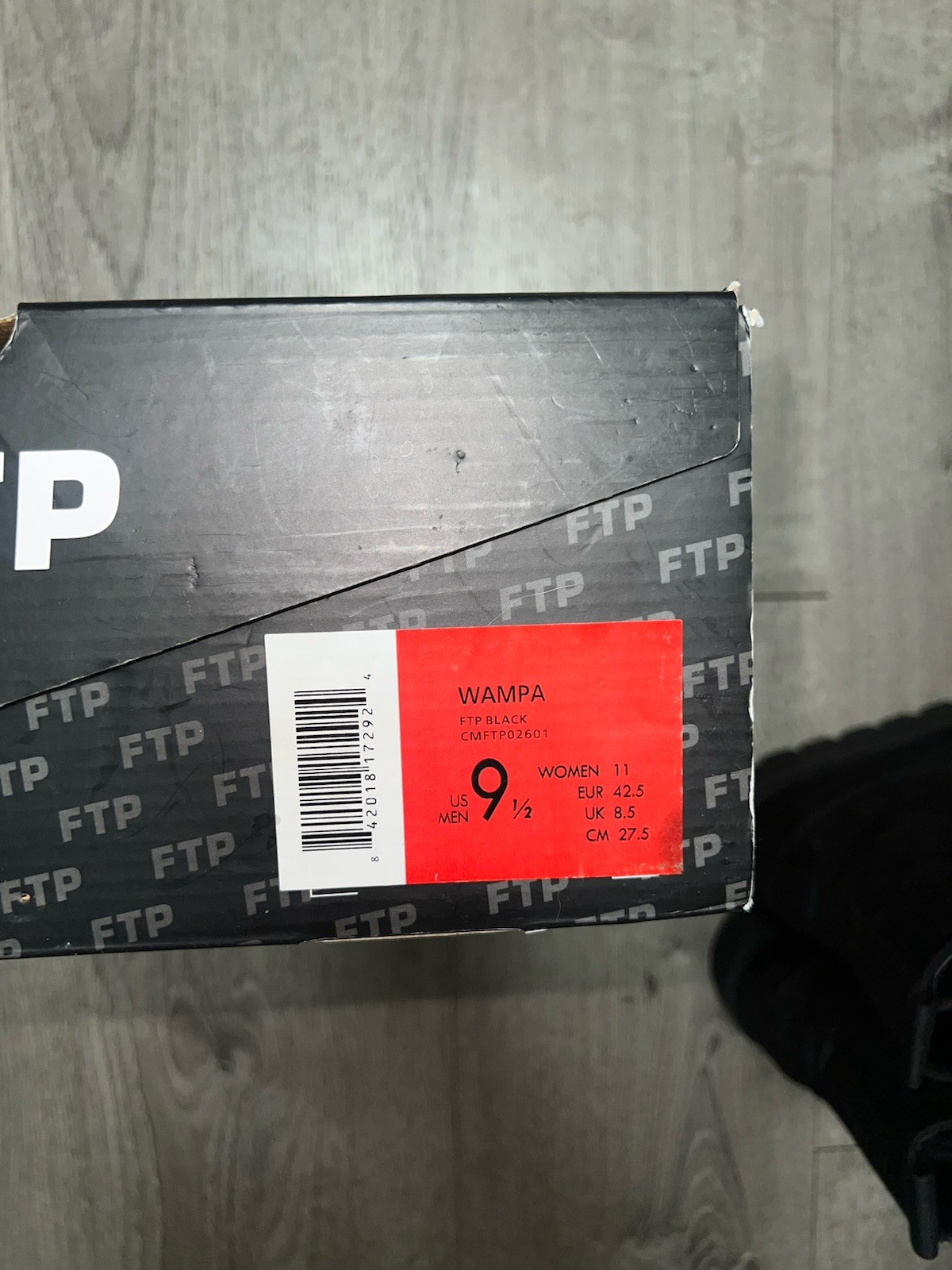 FTP x Clearweather Wampa Boots 9.5 G59 Records Staff workforce