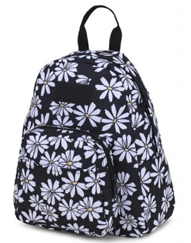 JanSport Half Pint Mini Backpack Floral Daisy Print 10.2L