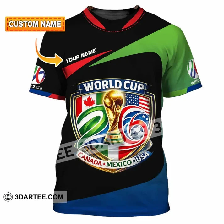 Unisex Shirt – Custom Name Fifa World Cup 2026 3D Shirt VK13613