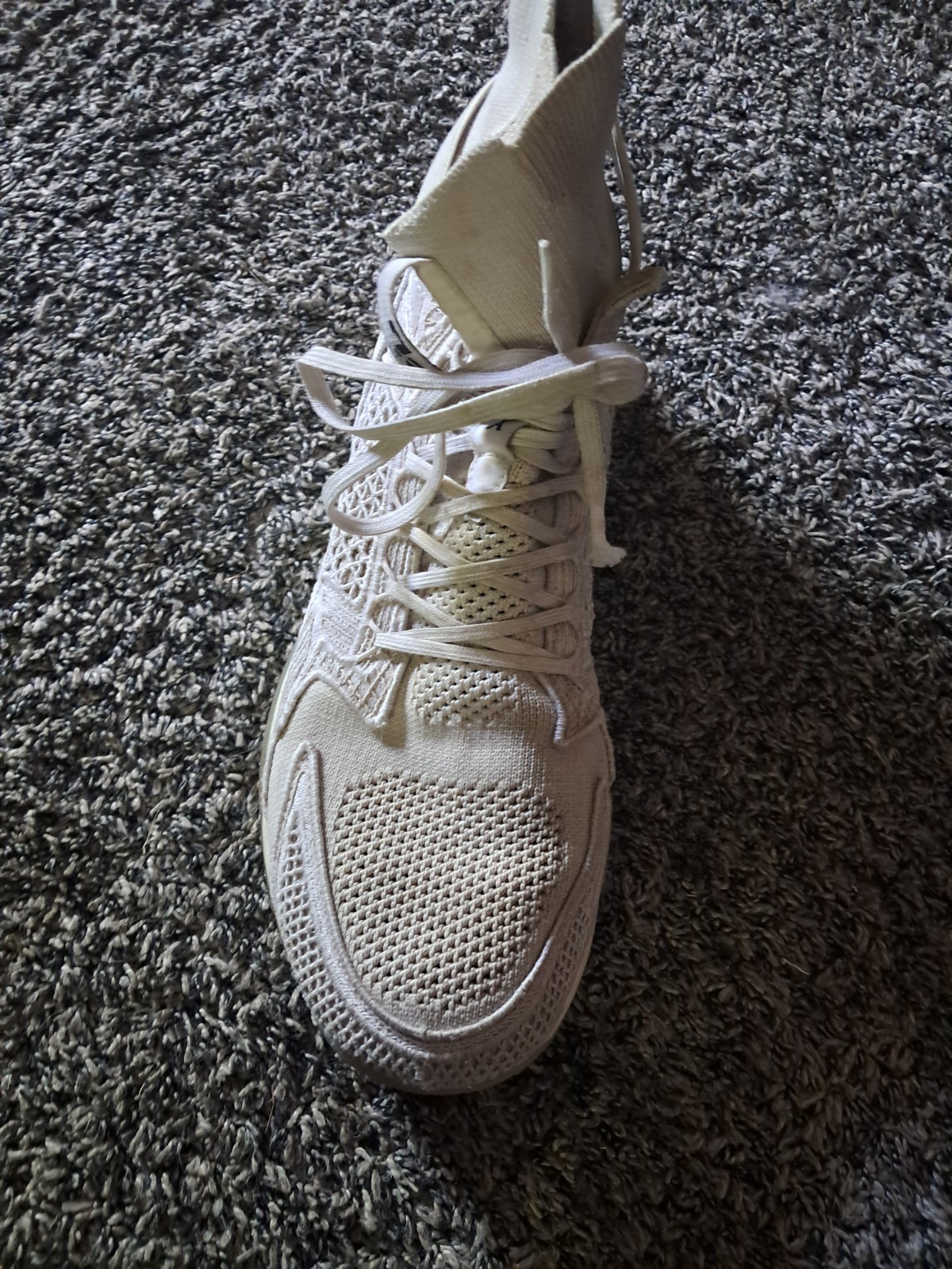 APL Concept X -Banned in NBA- All White HEAVILY WORN-Size 11
