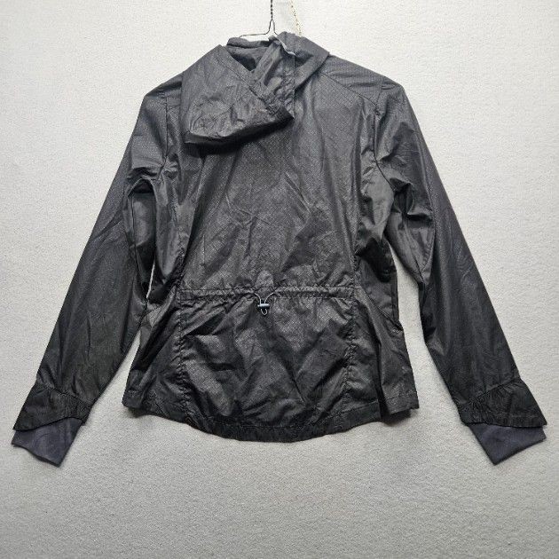 Danskin Now Women’s Size Small Black Soot Activewear Jacket Hooded Full Zip