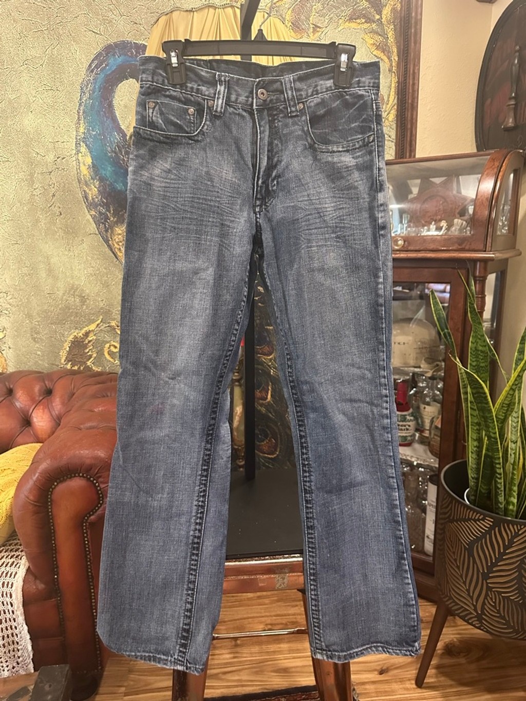 Flypaper Boot Cut Jeans W29 x L32 Casual Comfortable Denim Faded Blue