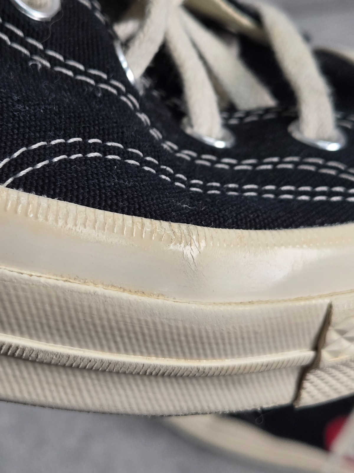 Converse 70 Hi Comme Des Garcons Play Mens 10.5 Chuck Taylor All Star Sneakers